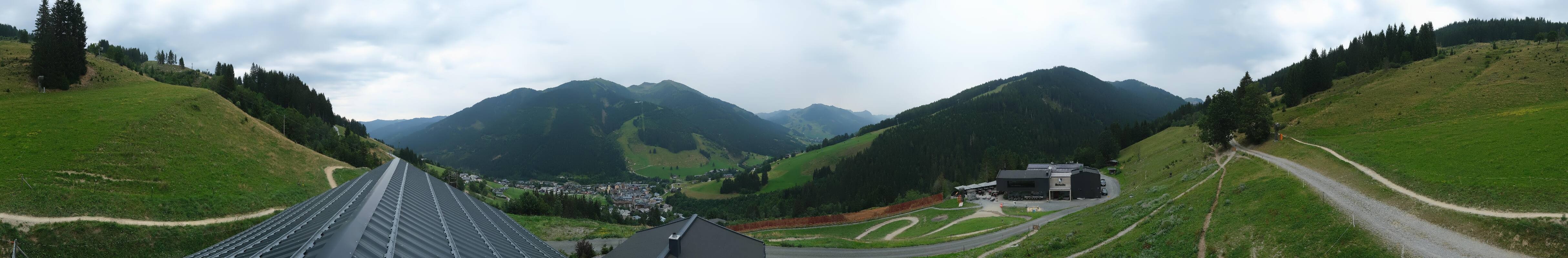 Archiv Foto Webcam Saalbach - Blick von der Maisalm