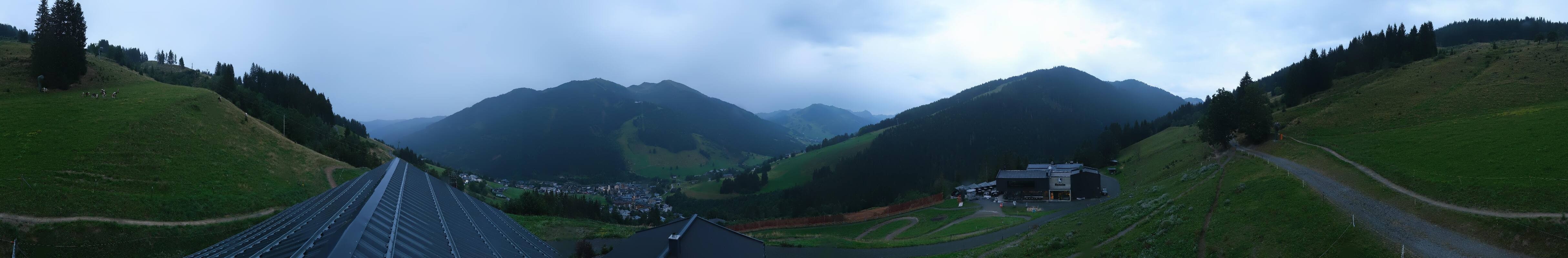 Archiv Foto Webcam Saalbach - Blick von der Maisalm
