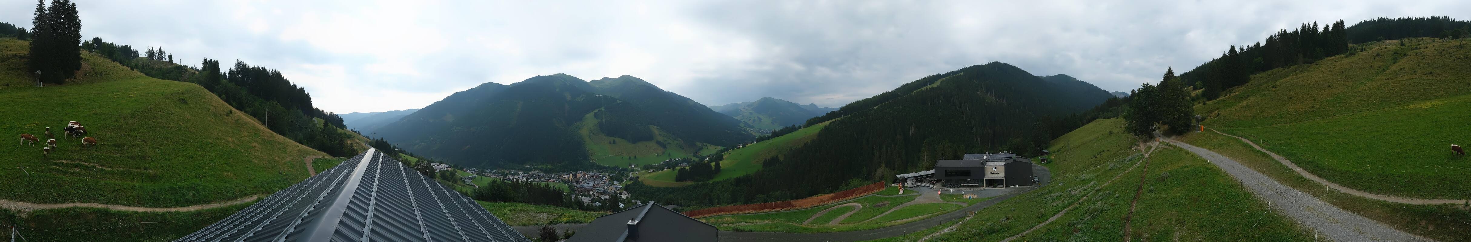 Archiv Foto Webcam Saalbach - Blick von der Maisalm
