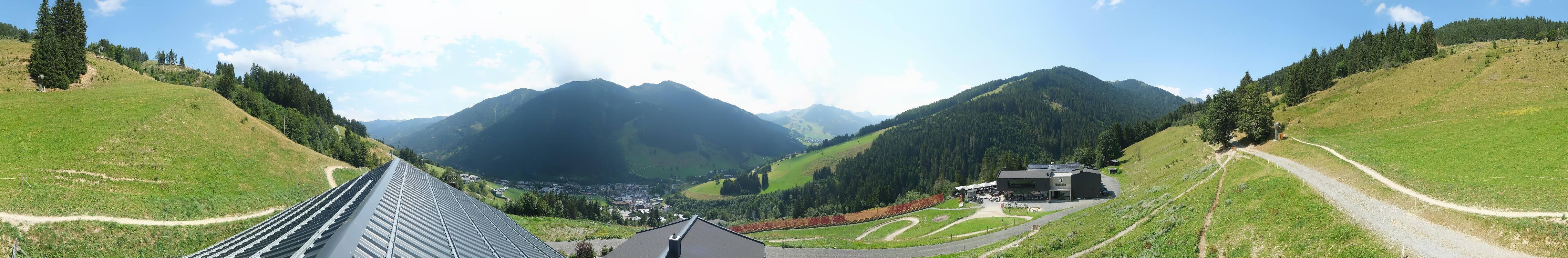 Archiv Foto Webcam Saalbach - Blick von der Maisalm