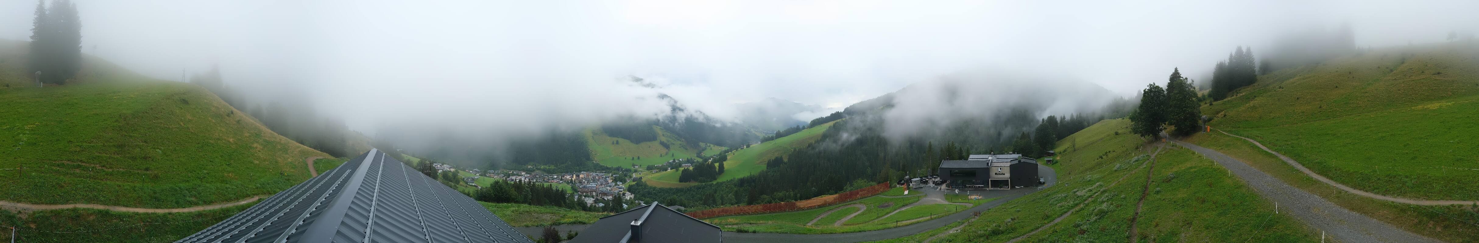 Archiv Foto Webcam Saalbach - Blick von der Maisalm