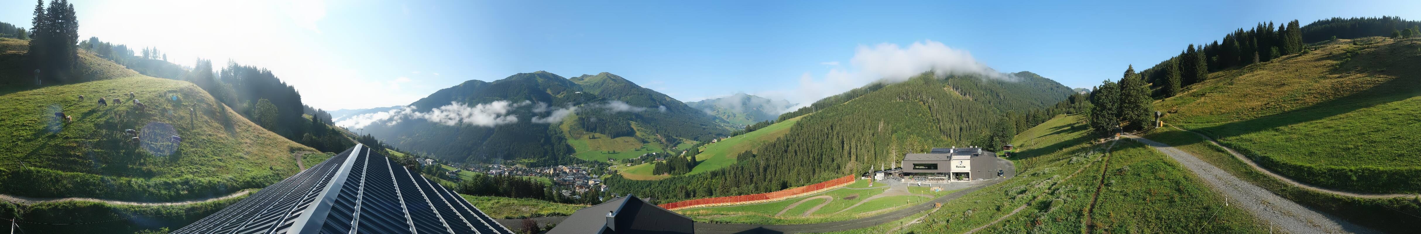 Archiv Foto Webcam Saalbach - Blick von der Maisalm