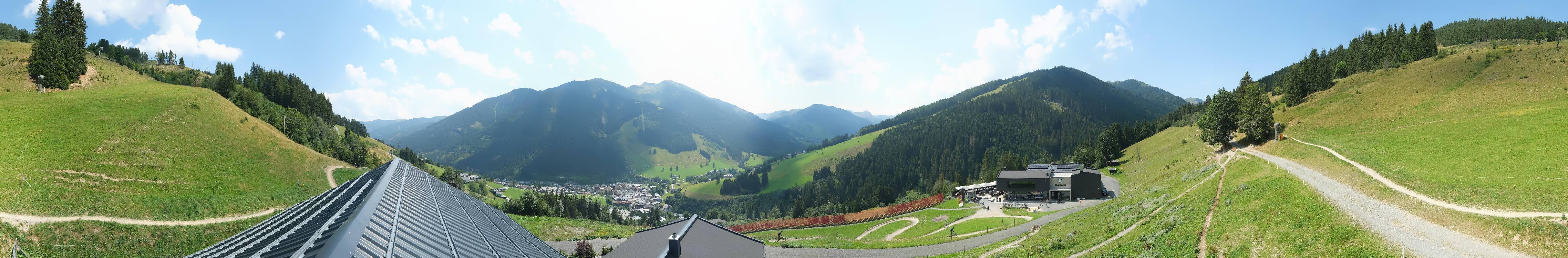 Archiv Foto Webcam Saalbach - Blick von der Maisalm