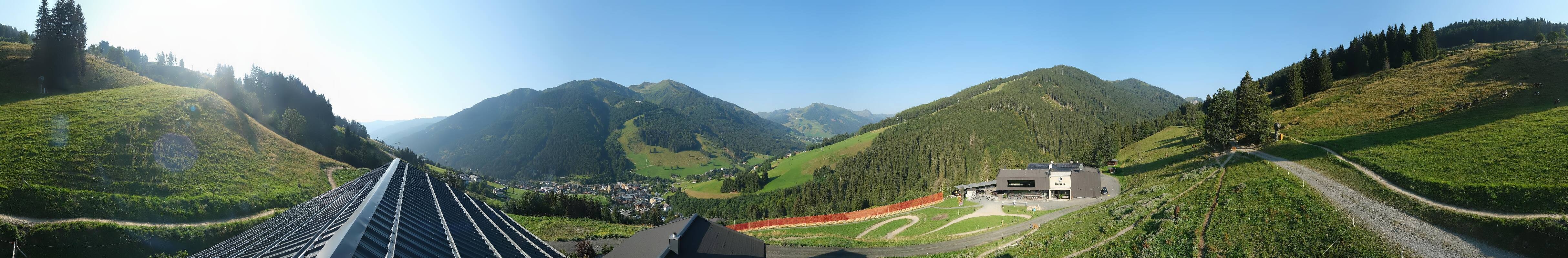 Archiv Foto Webcam Saalbach - Blick von der Maisalm