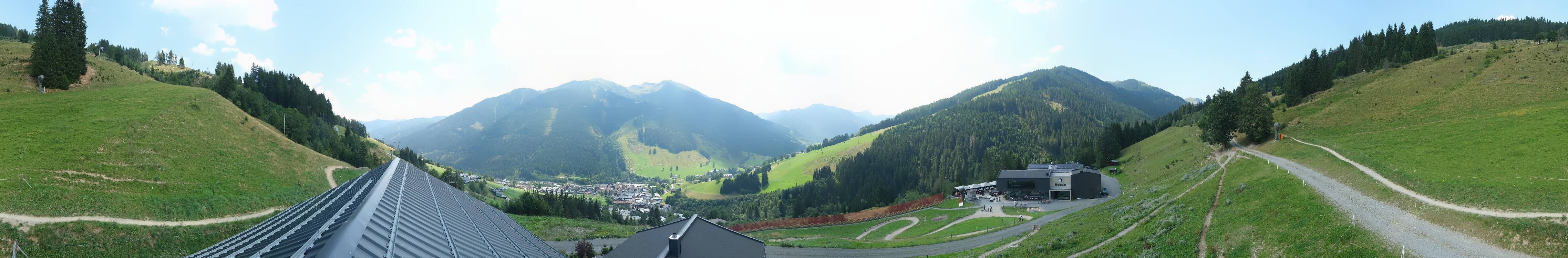 Archiv Foto Webcam Saalbach - Blick von der Maisalm