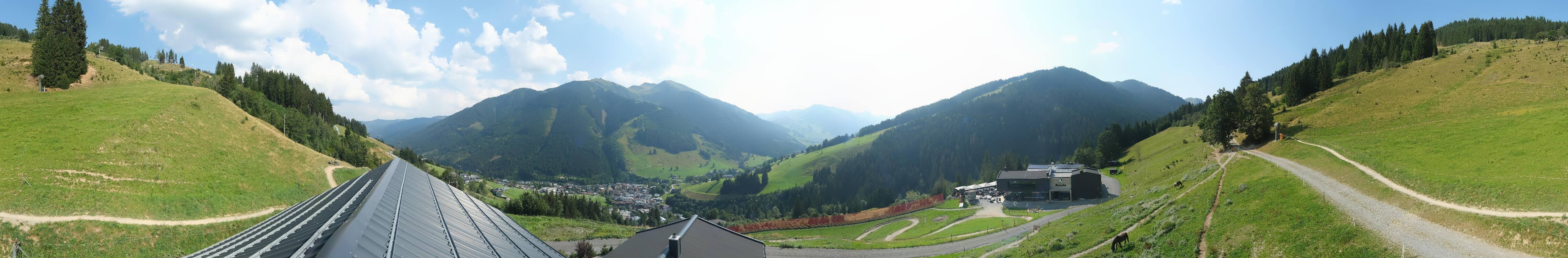 Archiv Foto Webcam Saalbach - Blick von der Maisalm