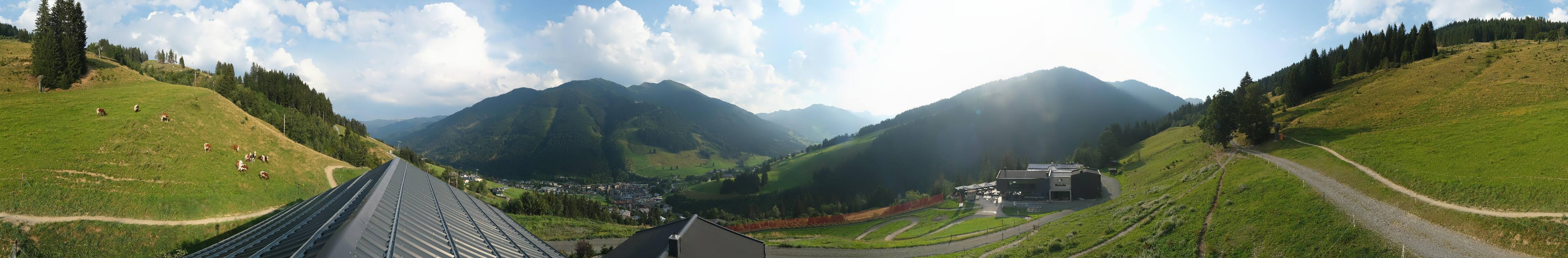 Archiv Foto Webcam Saalbach - Blick von der Maisalm