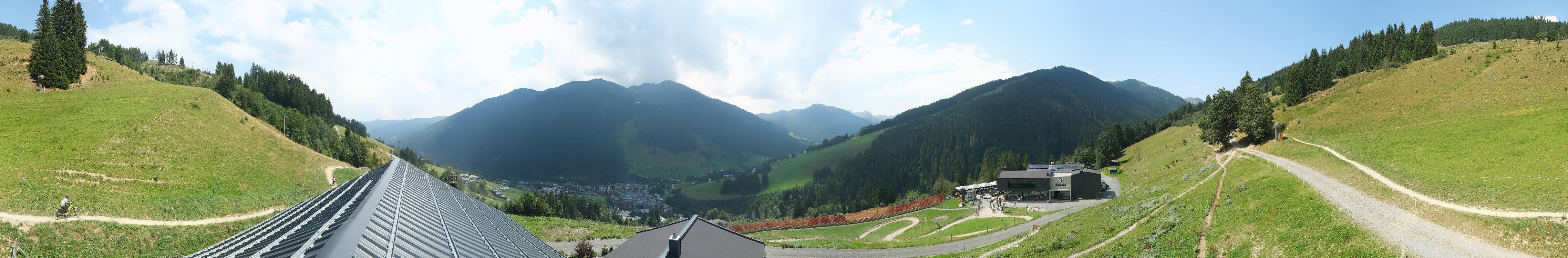 Archiv Foto Webcam Saalbach - Blick von der Maisalm