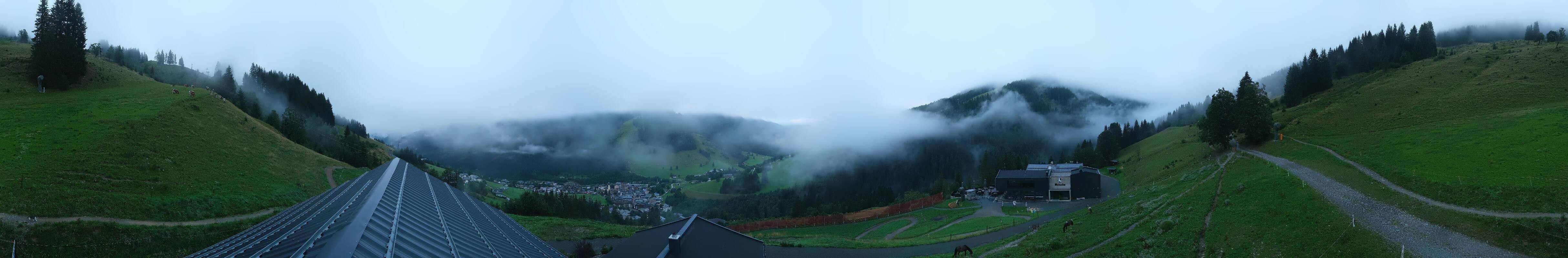 Archiv Foto Webcam Saalbach - Blick von der Maisalm