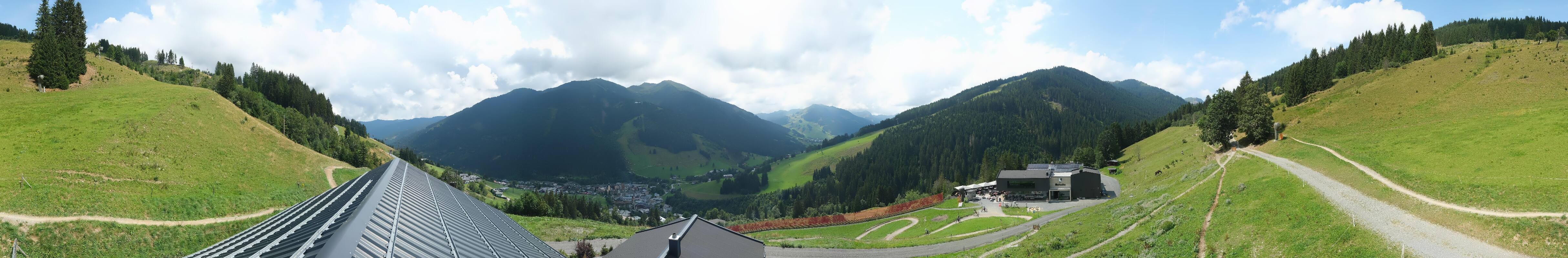 Archiv Foto Webcam Saalbach - Blick von der Maisalm