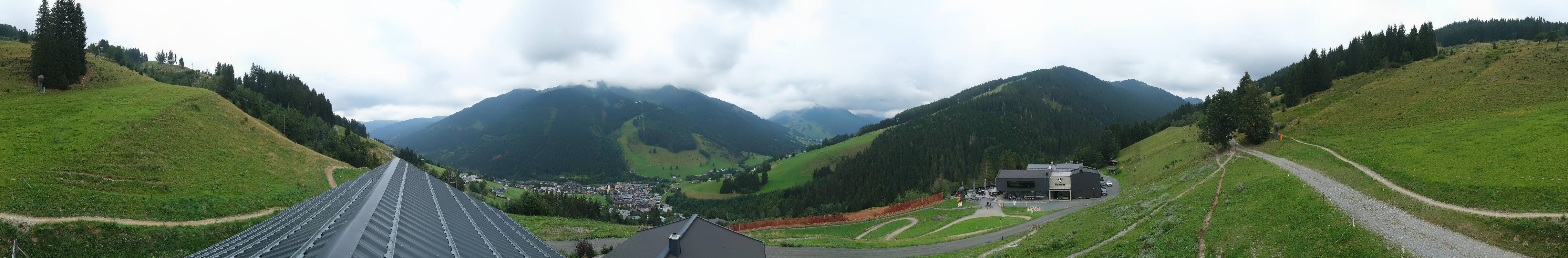 Archiv Foto Webcam Saalbach - Blick von der Maisalm
