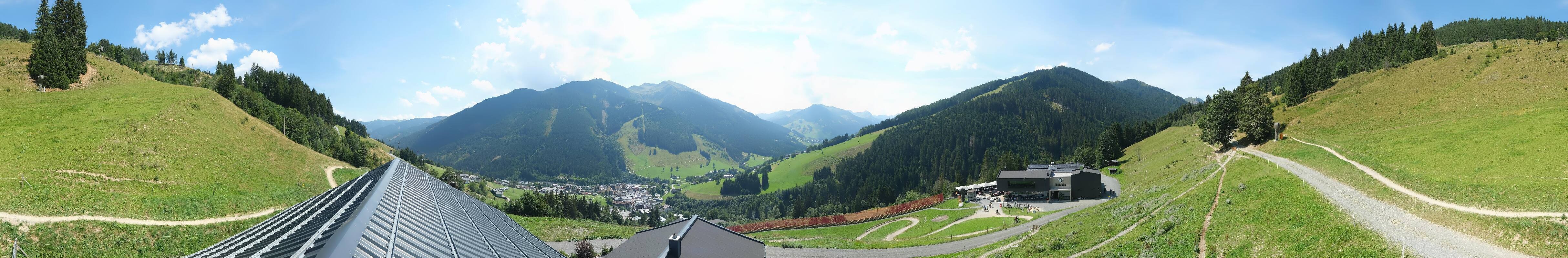 Archiv Foto Webcam Saalbach - Blick von der Maisalm