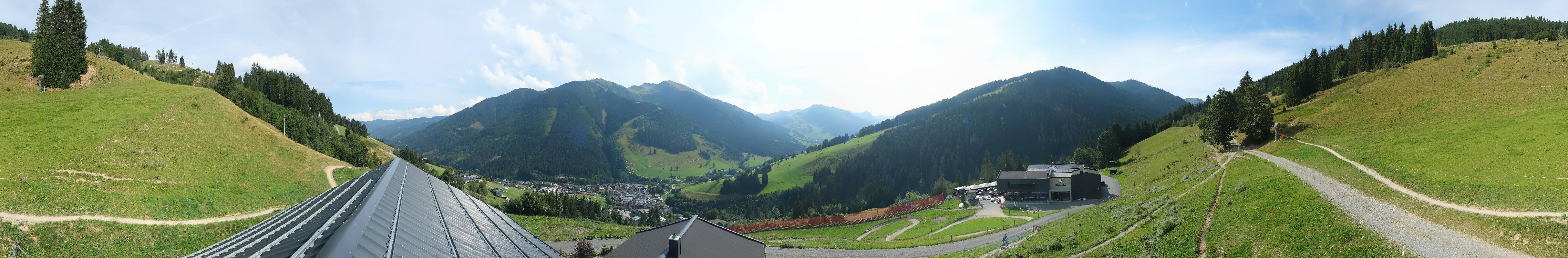 Archiv Foto Webcam Saalbach - Blick von der Maisalm
