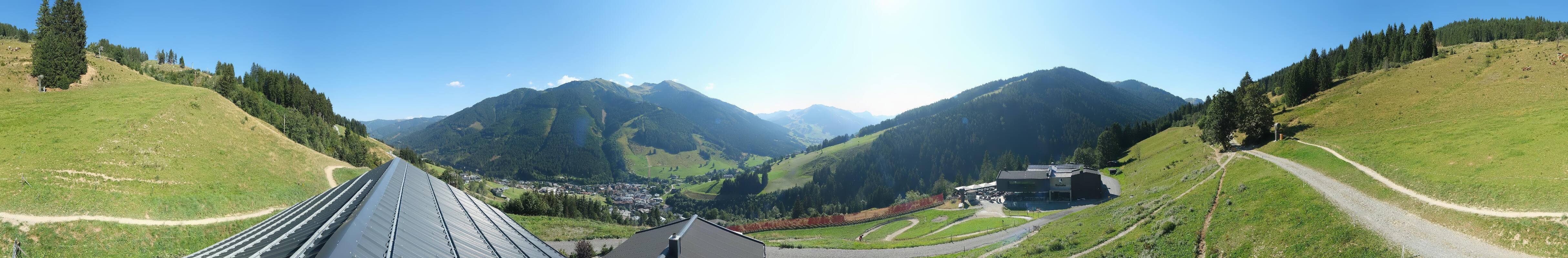 Archiv Foto Webcam Saalbach - Blick von der Maisalm