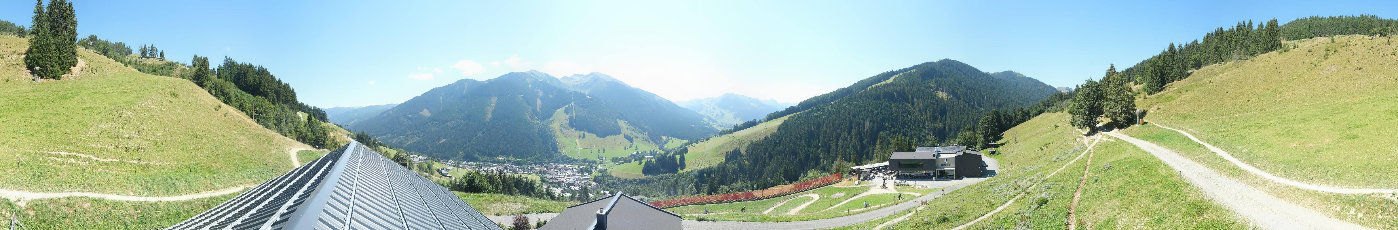 Archiv Foto Webcam Saalbach - Blick von der Maisalm