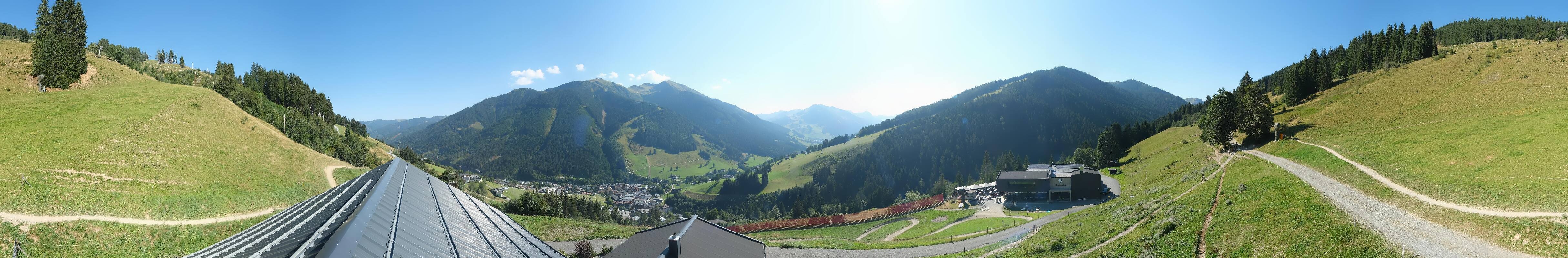 Archiv Foto Webcam Saalbach - Blick von der Maisalm