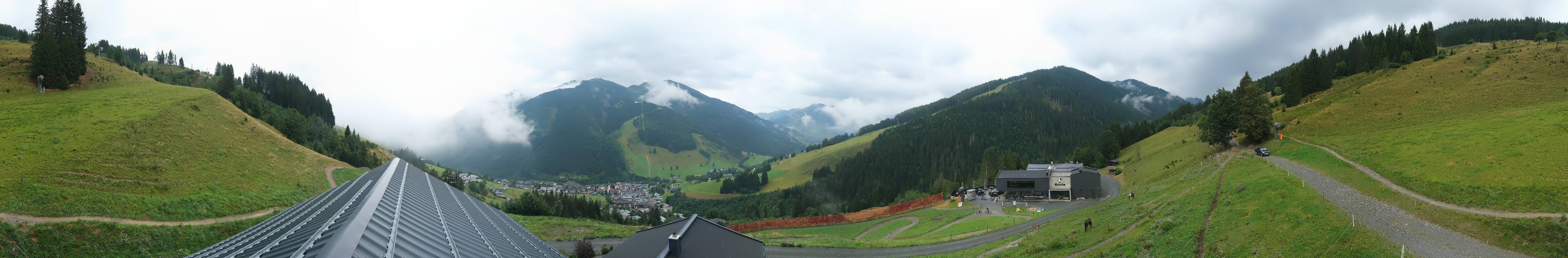 Archiv Foto Webcam Saalbach - Blick von der Maisalm