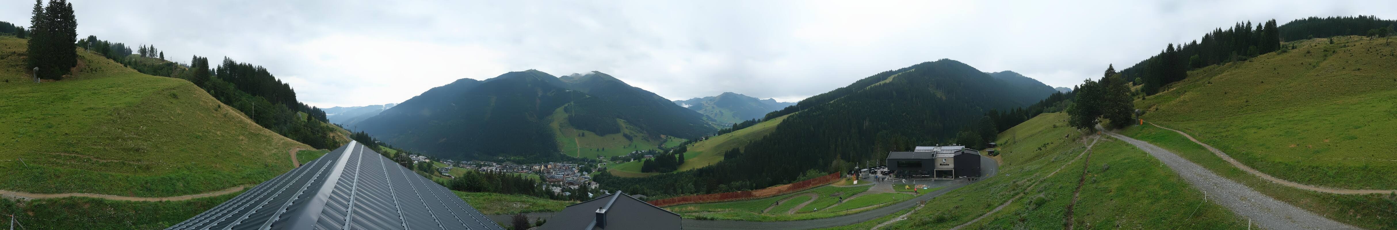 Archiv Foto Webcam Saalbach - Blick von der Maisalm