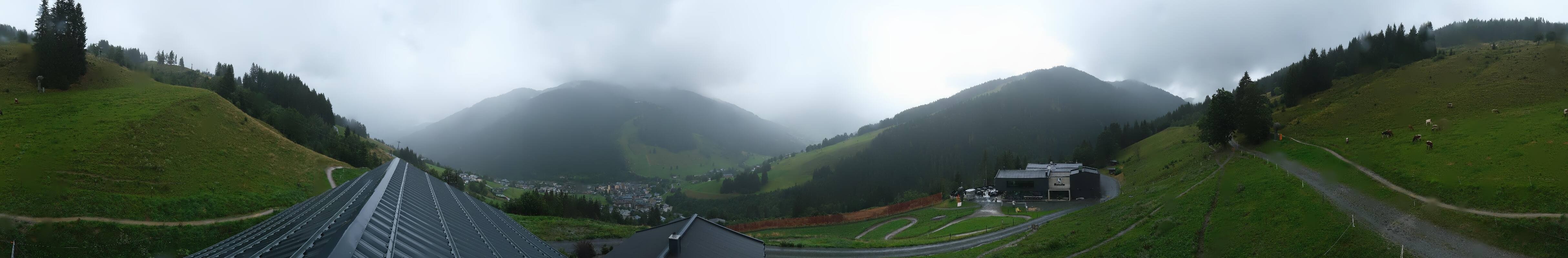 Archiv Foto Webcam Saalbach - Blick von der Maisalm