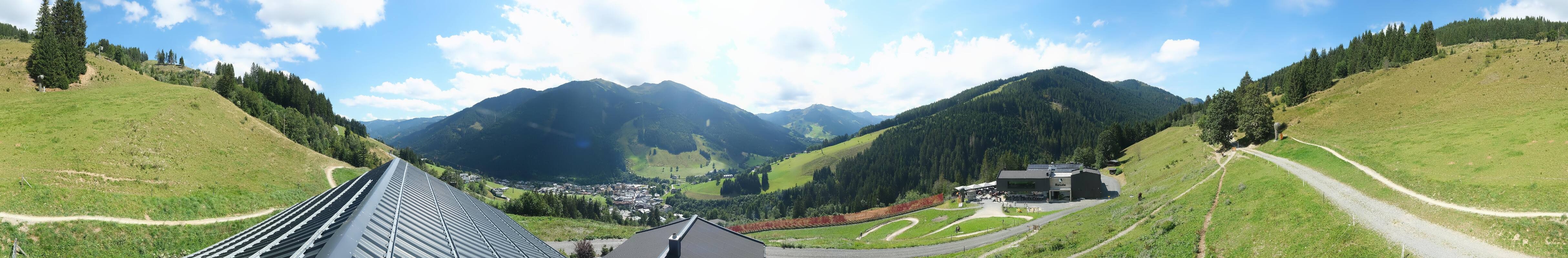 Archiv Foto Webcam Saalbach - Blick von der Maisalm