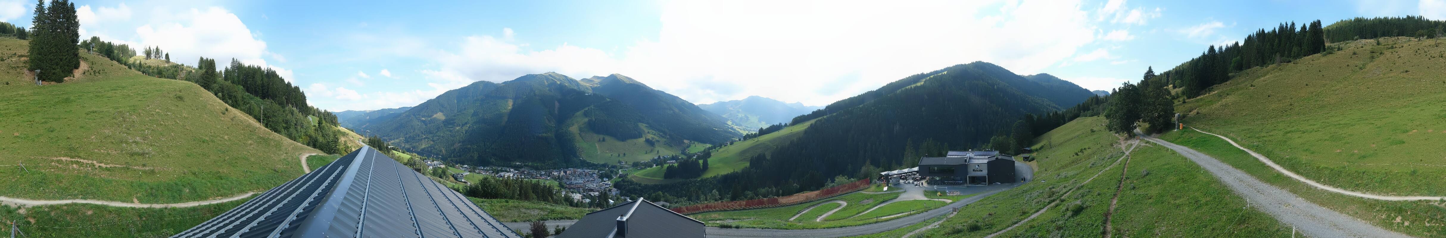 Archiv Foto Webcam Saalbach - Blick von der Maisalm