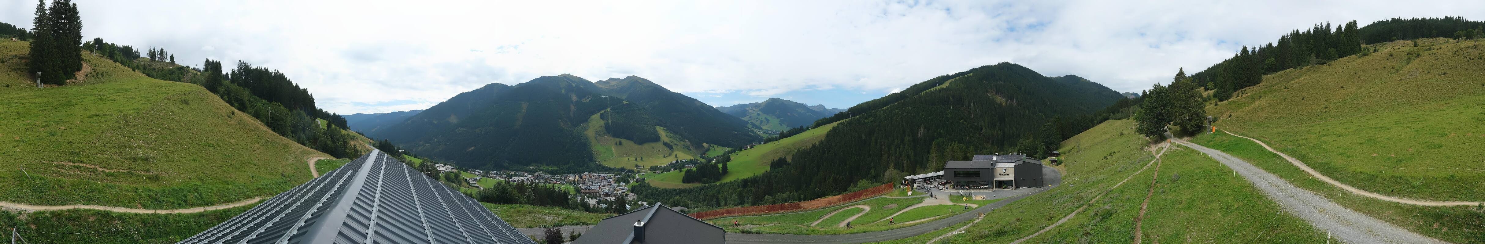 Archiv Foto Webcam Saalbach - Blick von der Maisalm