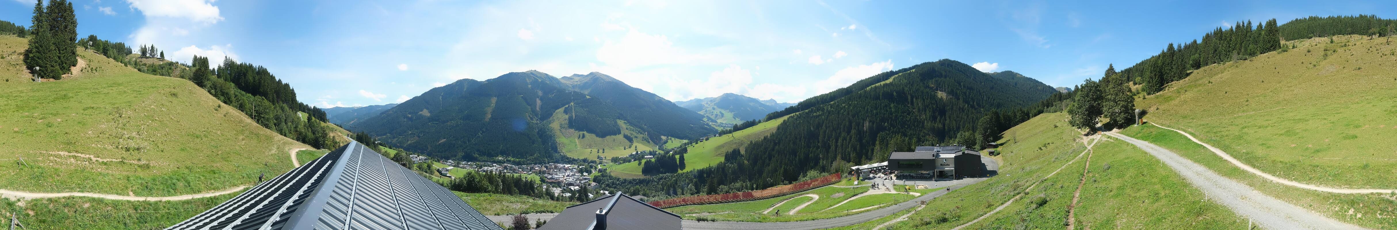 Archiv Foto Webcam Saalbach - Blick von der Maisalm