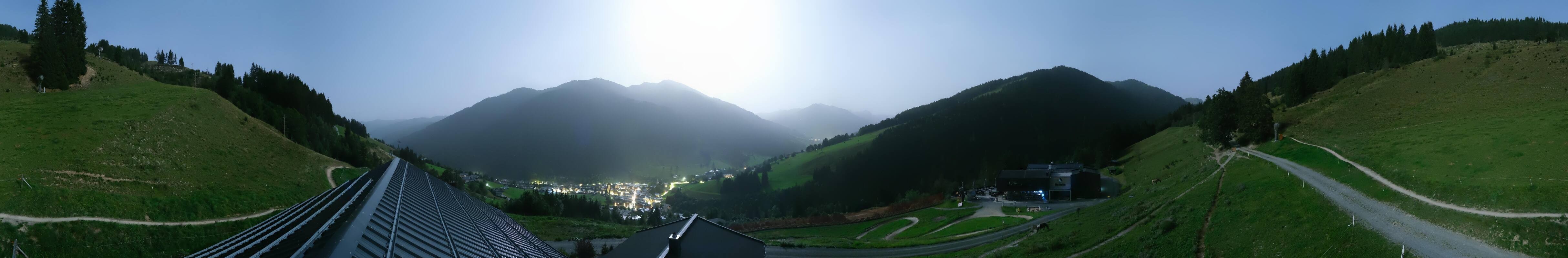 Archived image Webcam Saalbach - View from the Maisalm