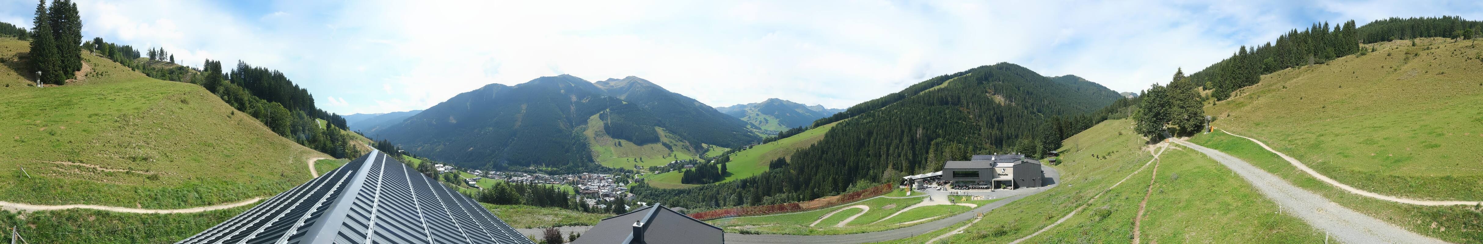 Archiv Foto Webcam Saalbach - Blick von der Maisalm