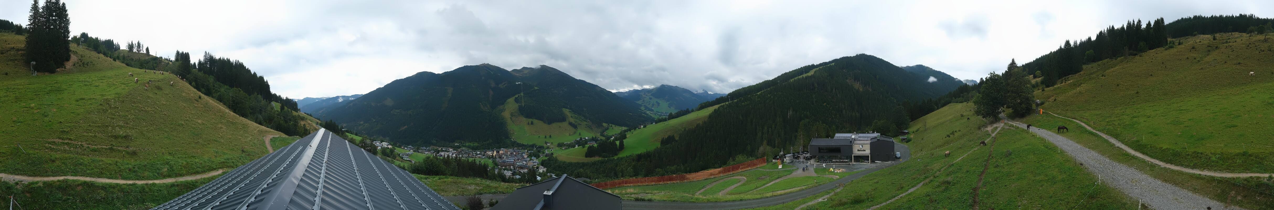 Archiv Foto Webcam Saalbach - Blick von der Maisalm