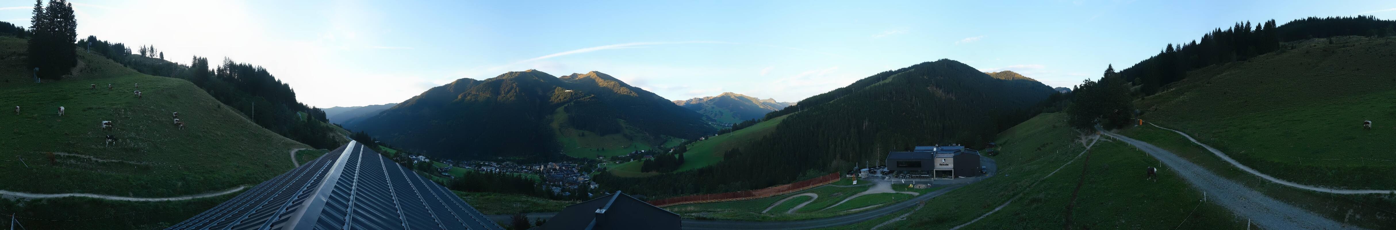 Archiv Foto Webcam Saalbach - Blick von der Maisalm