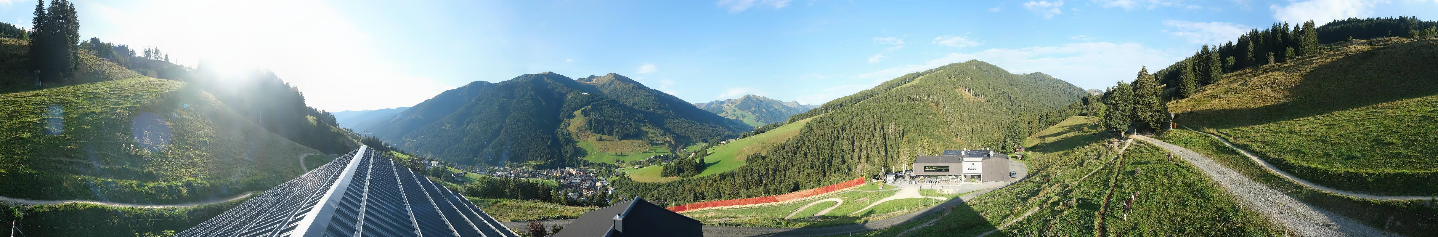 Archiv Foto Webcam Saalbach - Blick von der Maisalm