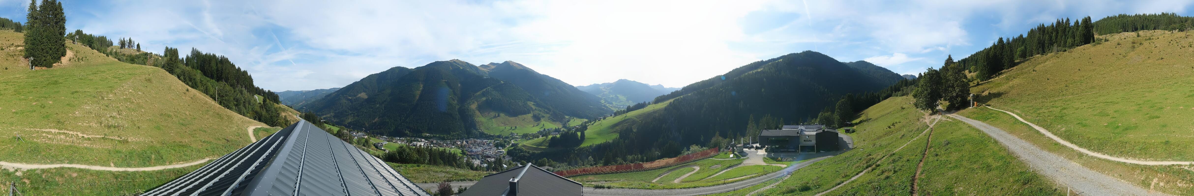 Archiv Foto Webcam Saalbach - Blick von der Maisalm