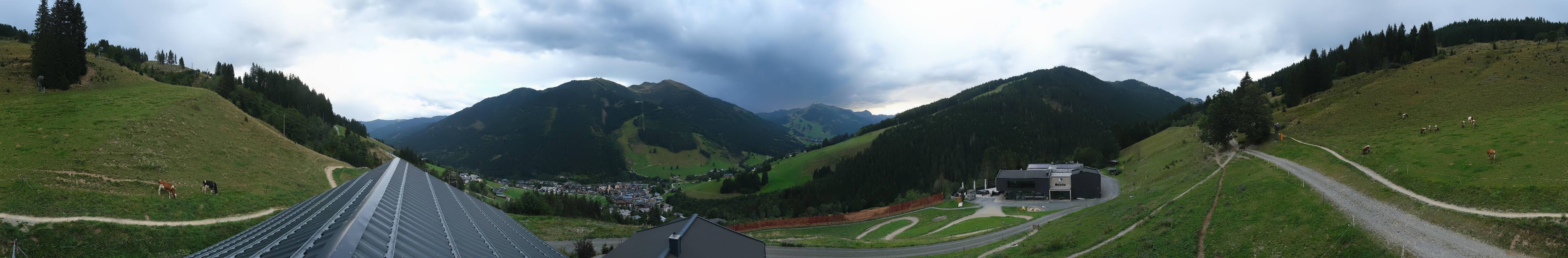 Archiv Foto Webcam Saalbach - Blick von der Maisalm