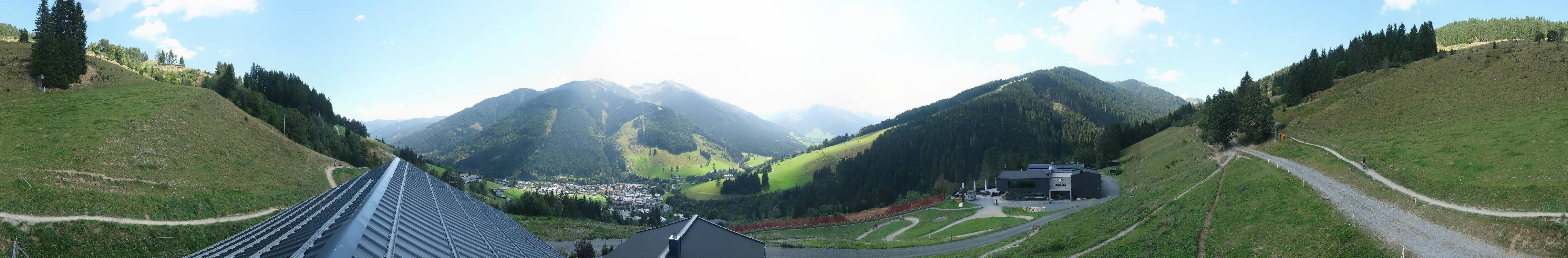 Archiv Foto Webcam Saalbach - Blick von der Maisalm