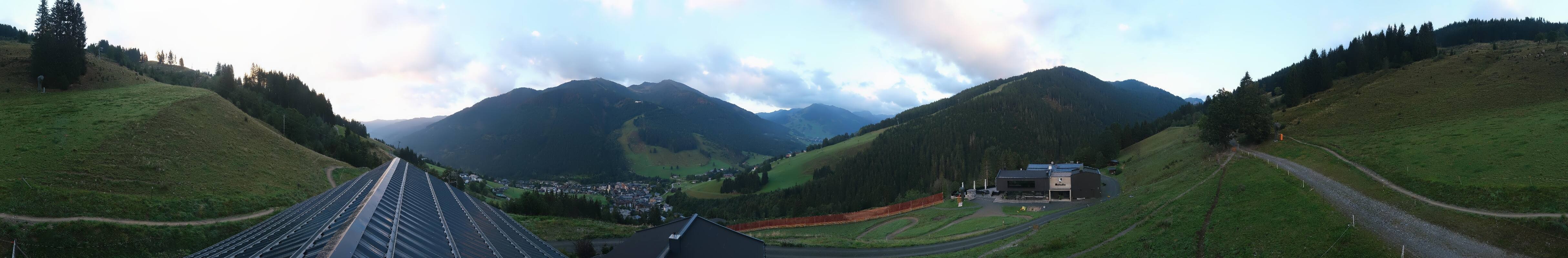 Archiv Foto Webcam Saalbach - Blick von der Maisalm