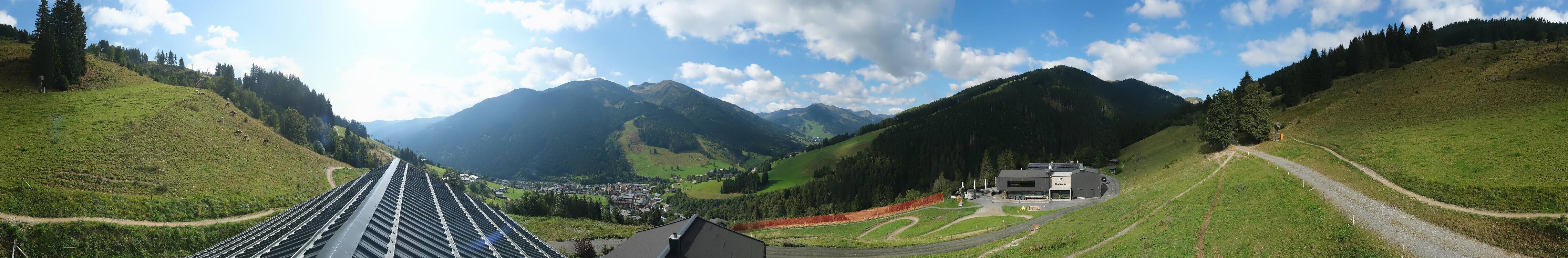 Archiv Foto Webcam Saalbach - Blick von der Maisalm
