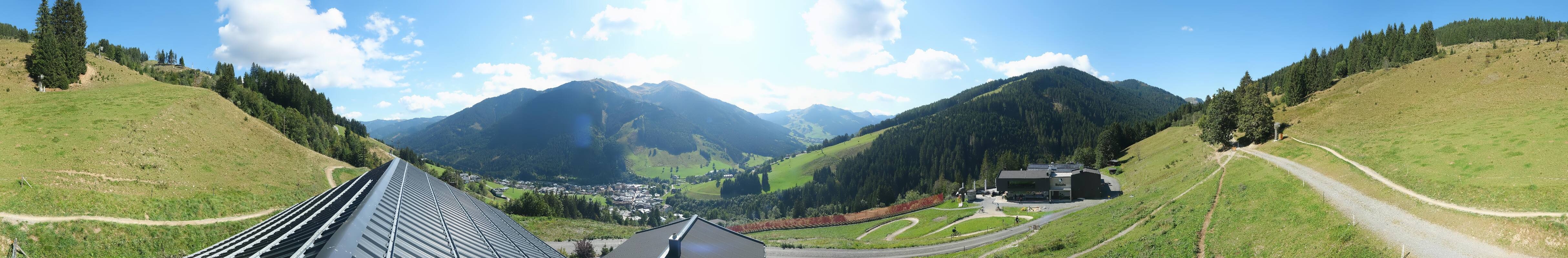 Archiv Foto Webcam Saalbach - Blick von der Maisalm