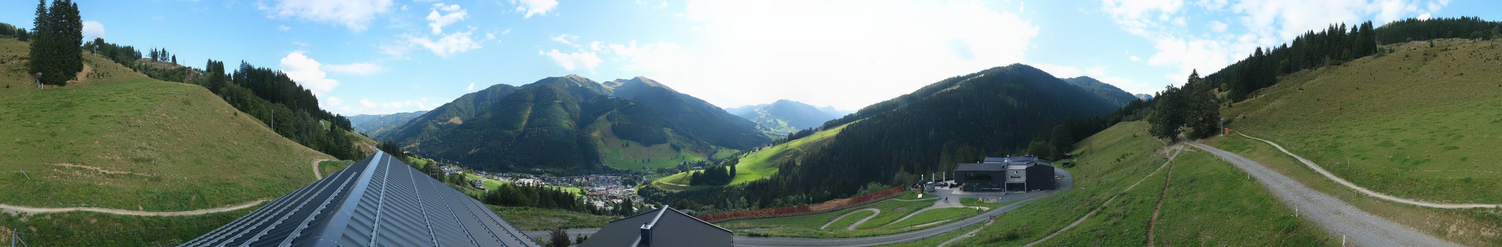 Archiv Foto Webcam Saalbach - Blick von der Maisalm