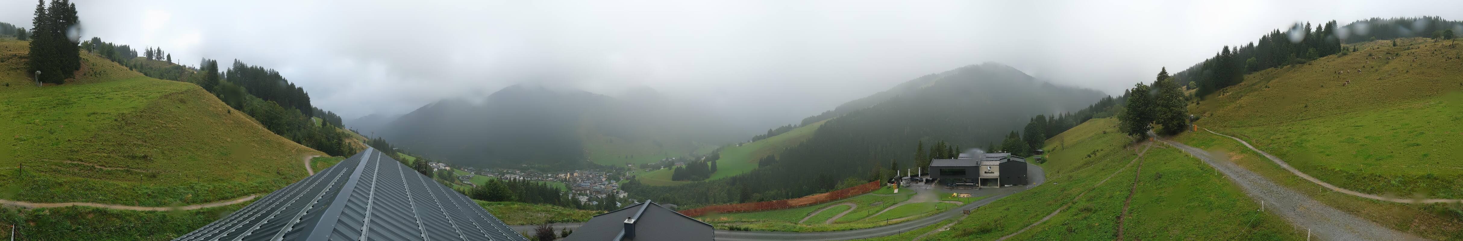 Archiv Foto Webcam Saalbach - Blick von der Maisalm