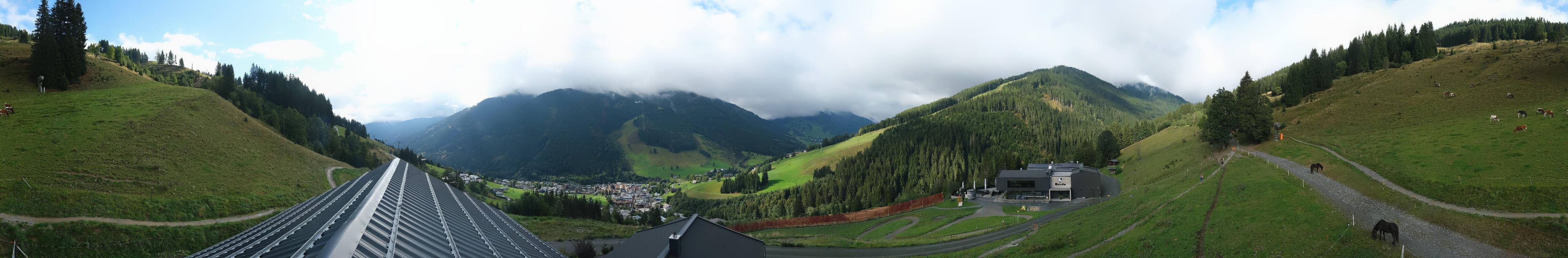 Archiv Foto Webcam Saalbach - Blick von der Maisalm