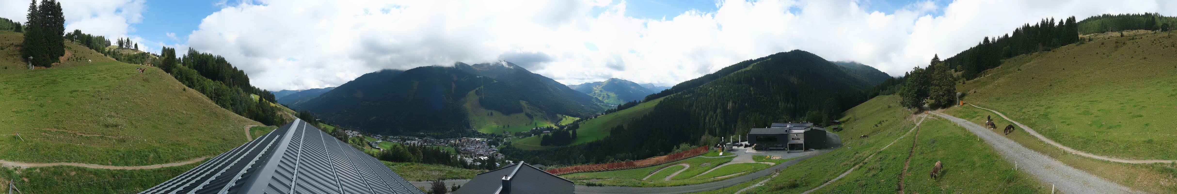 Archiv Foto Webcam Saalbach - Blick von der Maisalm