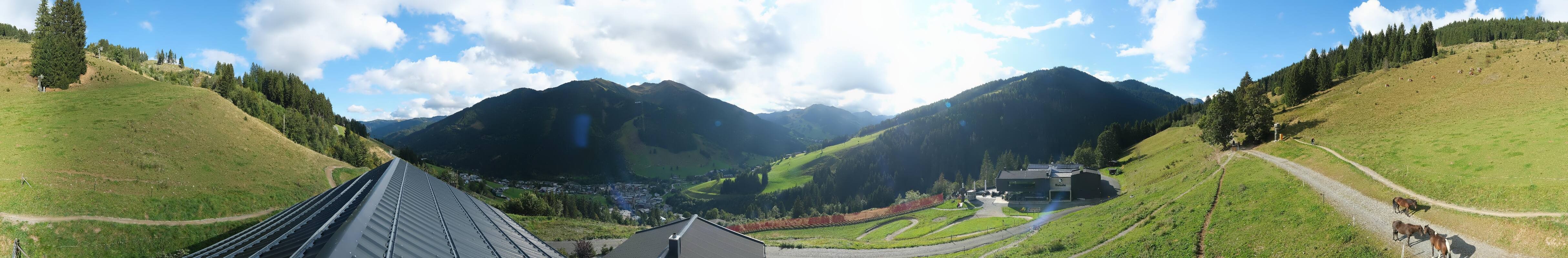 Archiv Foto Webcam Saalbach - Blick von der Maisalm