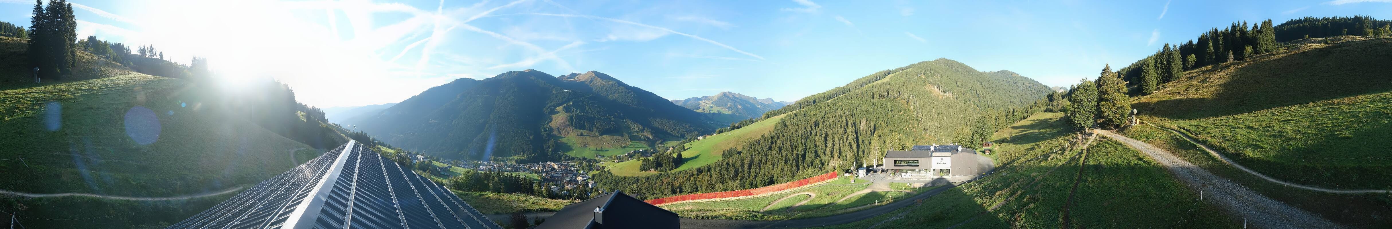 Archived image Webcam Saalbach - View from the Maisalm