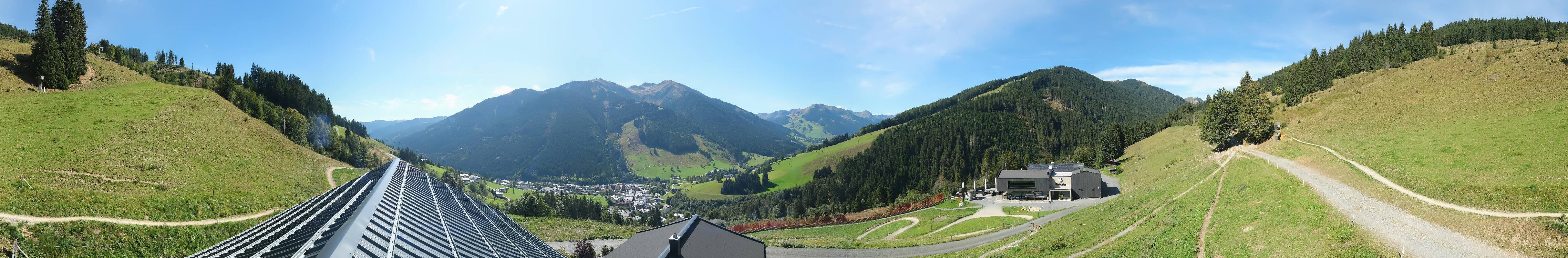 Archived image Webcam Saalbach - View from the Maisalm