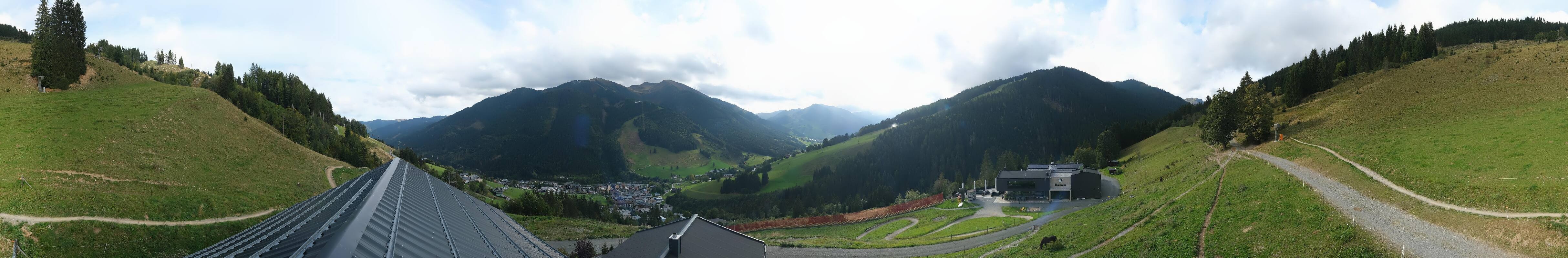 Archiv Foto Webcam Saalbach - Blick von der Maisalm