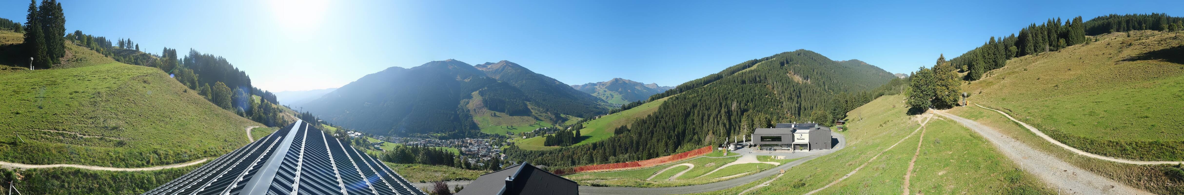 Archived image Webcam Saalbach - View from the Maisalm