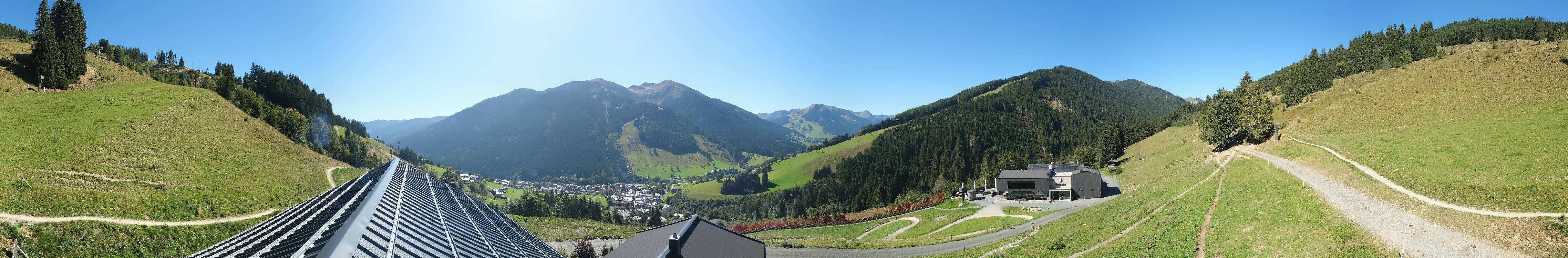 Archived image Webcam Saalbach - View from the Maisalm