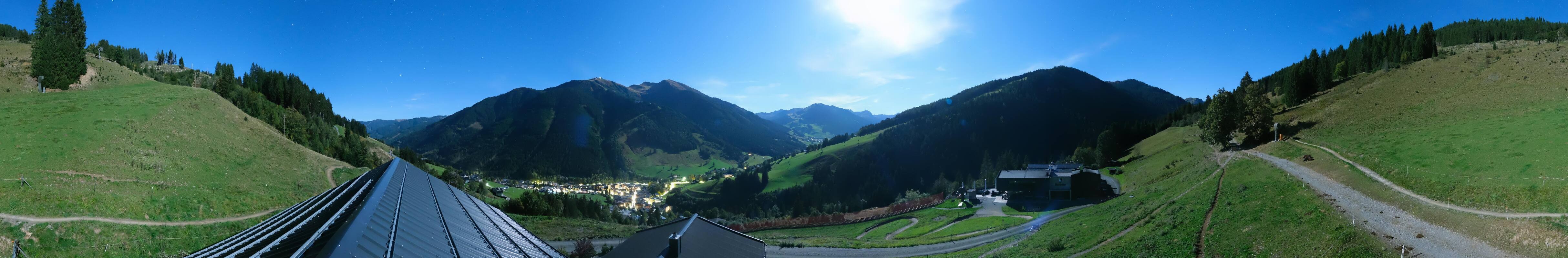 Archiv Foto Webcam Saalbach - Blick von der Maisalm
