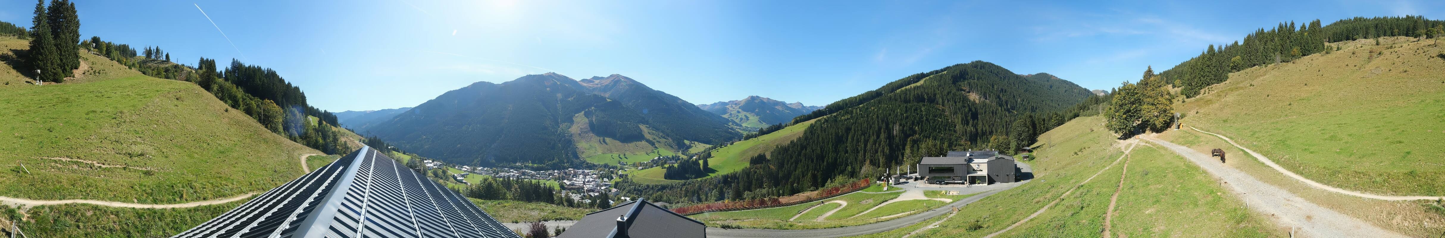 Archiv Foto Webcam Saalbach - Blick von der Maisalm